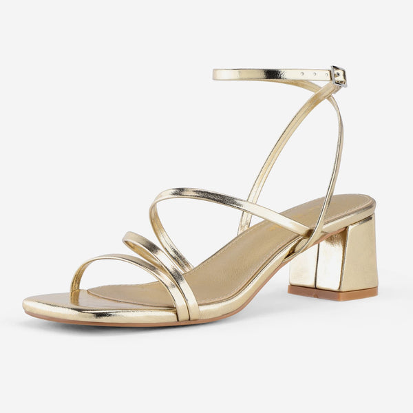 Ankle Strap Low Heel Sandals