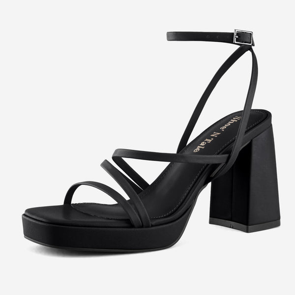 Strappy Platform Heels for Women
