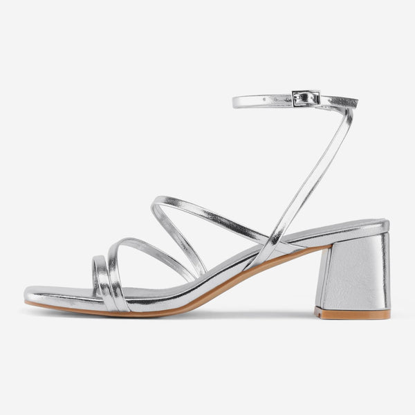Ankle Strap Low Heel Sandals