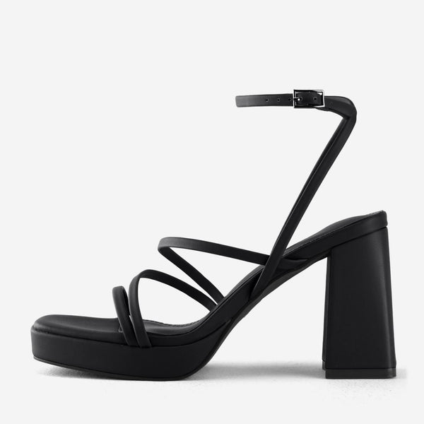 Strappy Platform Heels for Women