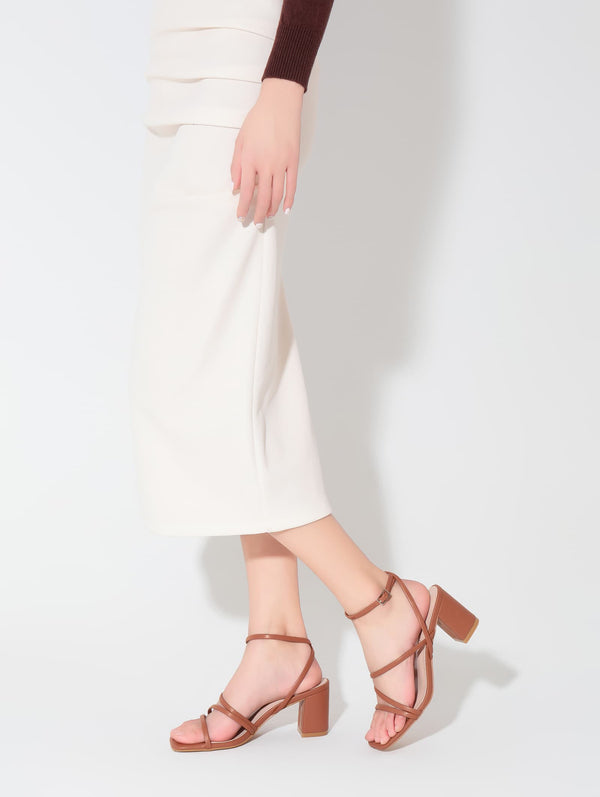 Pearl Strappy Heels for Women