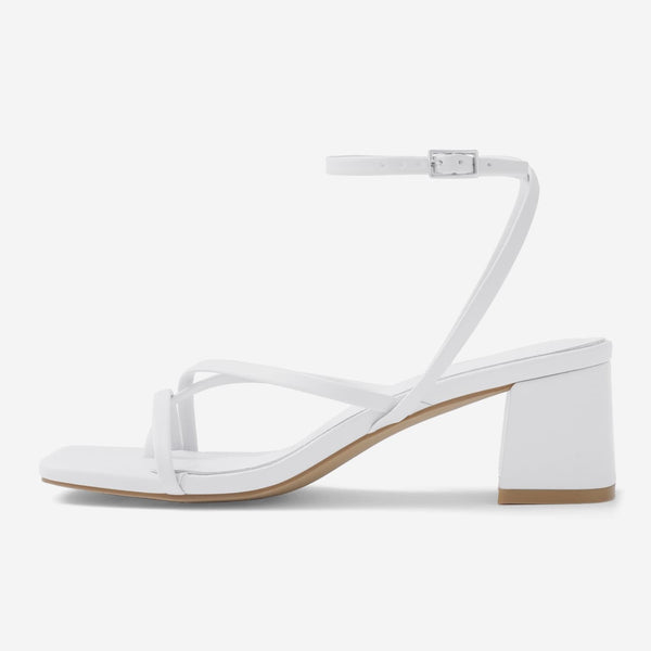Ankle Strap Sauare Toe Sandals