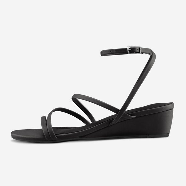 Strappy Ankle Wedge Sandals