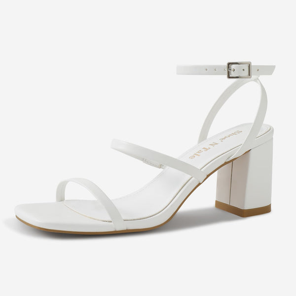 Pearl Strappy Heels for Womens