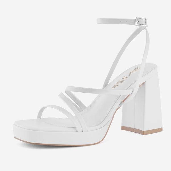 Strappy Platform Heels for Women