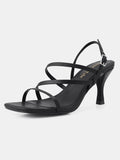 Ankle Strap Buckle Strappy Heels