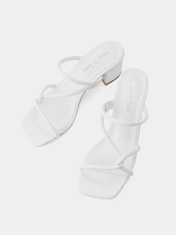 Women Slip On Strappy Heel