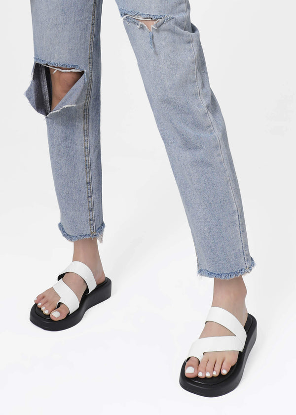 Women's Toe Ring Slide Sandals