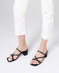 Women Slip On Strappy Heels