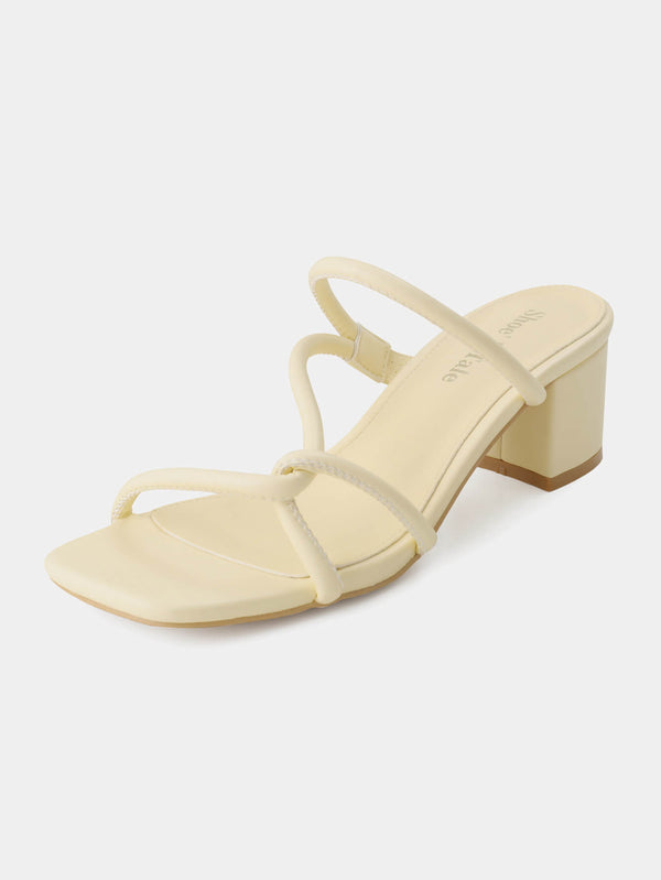 Women Slip On Strappy Heel