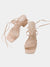 Women's Lace Up High Heeled