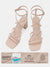 Women Square Toe Heeled Sandals