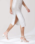 Women Square Toe Heeled Sandals