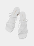 Women Slip On Strappy Heels