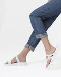 Criss-Cross Straps Flat Sandals