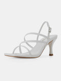 Ankle Strap Buckle Strappy Heels
