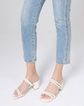 Women Low Block Strappy Heel
