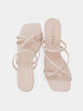 Women Slip On Strappy Heels