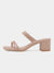 Women Low Block Strappy Heel