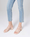 Women Slip On Strappy Heels