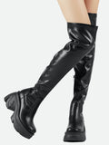 Sock Boots Round Toe for Women