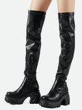 Sock Boots Round Toe for Women