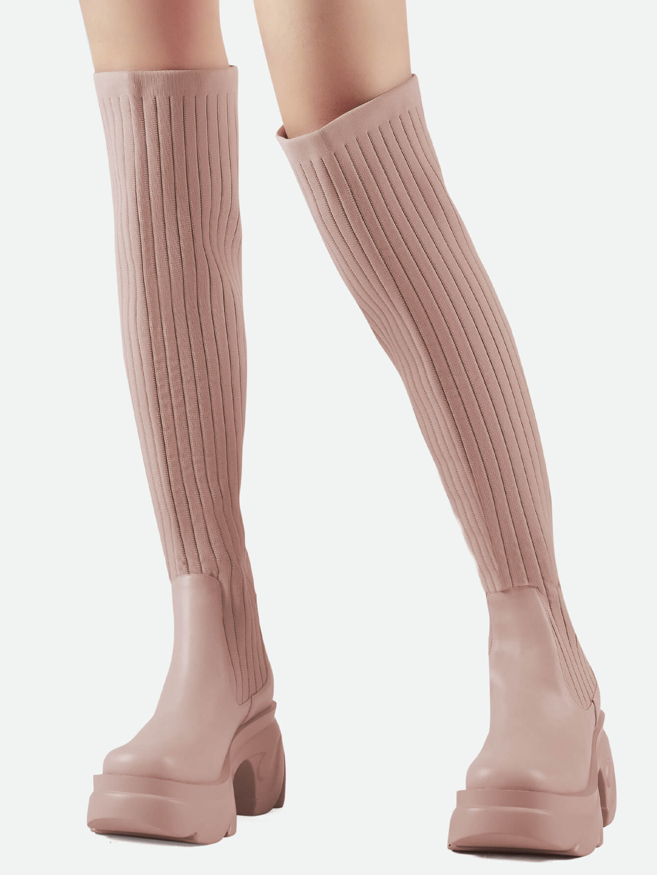 Women's nikka heeled over the knee deals sock boots