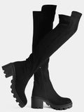 Women High Heeled Platform Boots