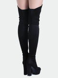 Chunky High Heel Platform Boots