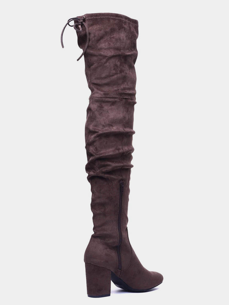 Thigh high deals snow boots