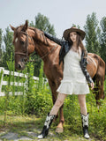 Women Pointed Toe Cowgirl Boots