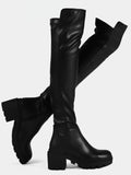 Women High Heeled Platform Boots