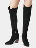 Women's Stack Block Heel Boots