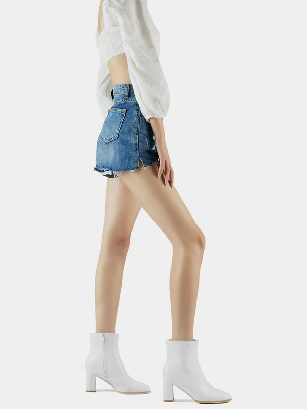 Women's Side Zipper Ankle Boots