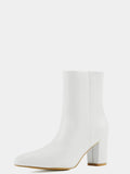 Women's Side Zipper Ankle Boots