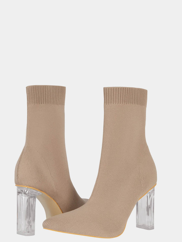 Women's Knit Sock Ankle Boots