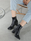 Women's Square Toe Ankle Boots