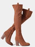 Women's Stack Block Heel Boots