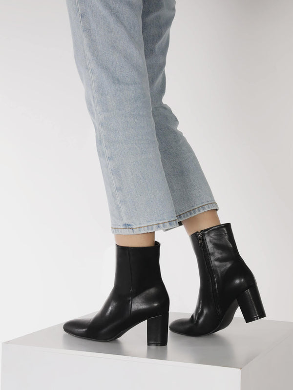 Women's Square Toe Ankle Boots